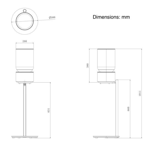 BeoSound Balance Floor Stand - Silver